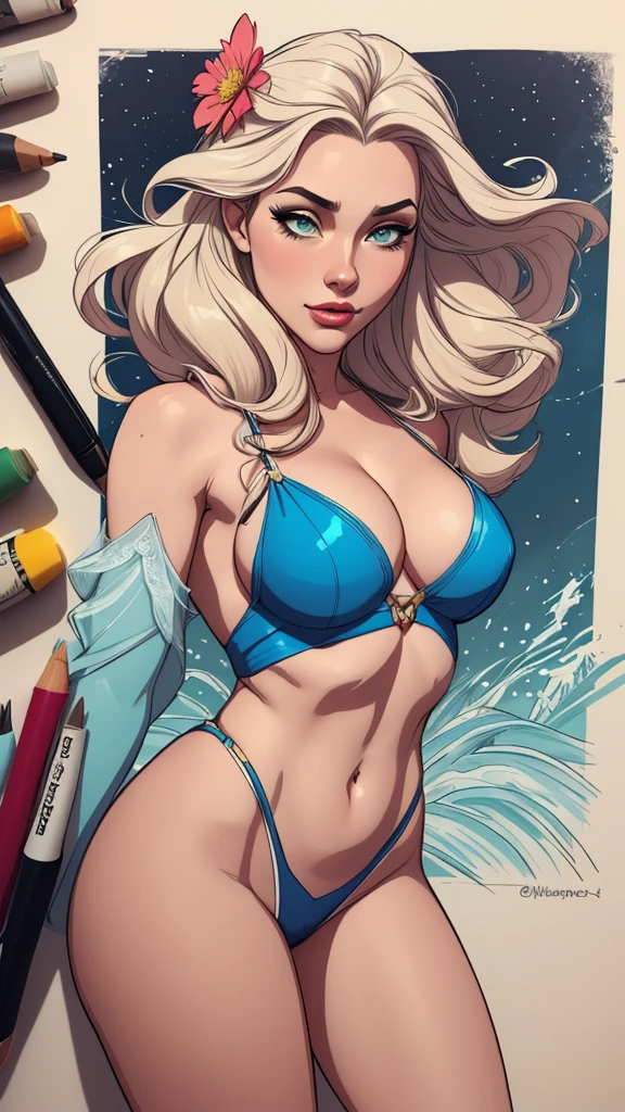 Personagem mulher estilo atompunk Fiona rainha Anna de Arendelle com marcas de guerras Imagem de desenho animado de uma mulher .Ilustra??o estilo desenho animado, estilo de arte dos desenhos animados, estilo de arte dos desenhos animados, digital illustration style, estilo atompunk design de personagens altamente detalhado, arte digital detalhada coragem, Forest fan art, Design de personagens de retrato, beautiful digital illustration, retrato de alta qualidade, Arte em quadrinhos, mulher jovem cabelo com transas lindas . Queen Anna of ArendelleBeautiful lined eyes Medium large bust and wonderful sexy clothes. image expression of sexual desire from waist to head illustration Queen Anne of Arendelle atompunk style Fallout 4 style pose a close-up of a woman with a flower in her hair, obras de arte no estilo de guweiz, extremely detailed digite germe, digite germe. alto detalhe, style digite germe, digite germe. anime illustration, digite germe portrait, even model | digite germe, digite germe and rossdraws playboy