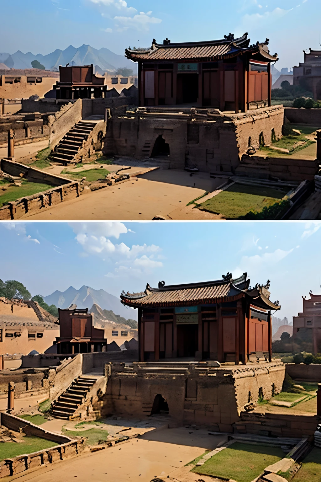 Restoration of the Shang Dynasty ruins in Zhengzhou