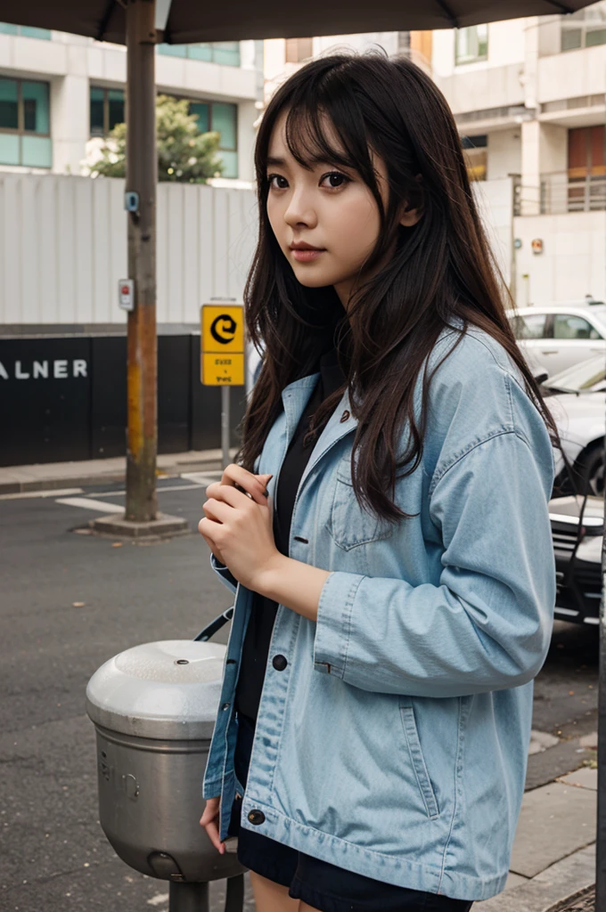 A cute girl