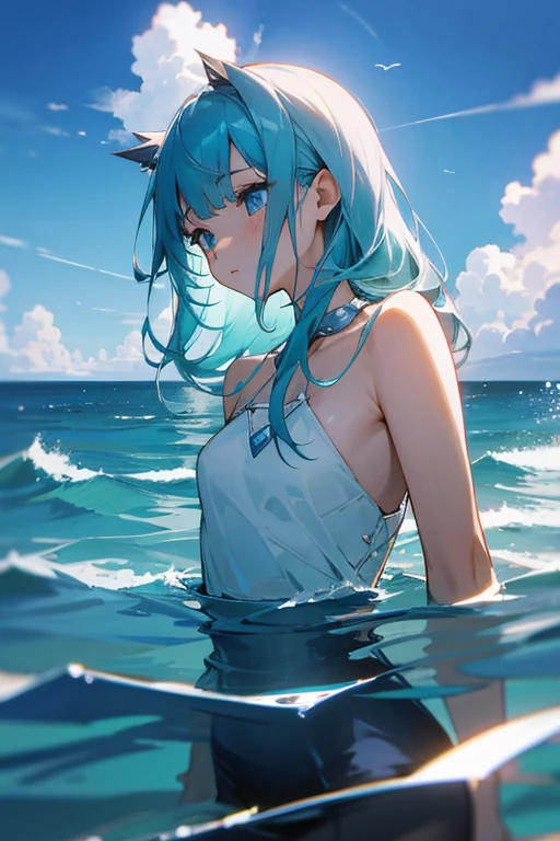 Ocean、beauty、ドレスをOceanに流す、Appearance 、sharp、