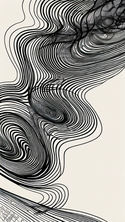 smoke、abstract drawing、beautifl lines