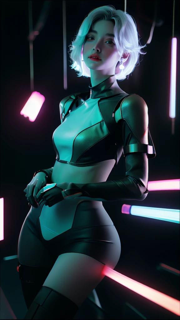 ((highest quality)), ((masterpiece)), (detailed:1.4), 3D, Beautiful cyberpunk woman image,High resolution (High Dynamic Range),Ray Tracing,NVIDIA,Super Resolution,Unreal 5,Scattered beneath the surface,PBR Texturing,Post-processing,Anisotropic Filtering,Depth of written boundary,Maximum clarity and sharpness,Multilayer Texture,Albedo and Specular Maps,Surface Shading,Accurate simulation of light-matter interactions,Perfect balance,Octane Rendering,Two-tone lighting,wide aperture,Low ISO,White balance,Three-part method,8K RAW,