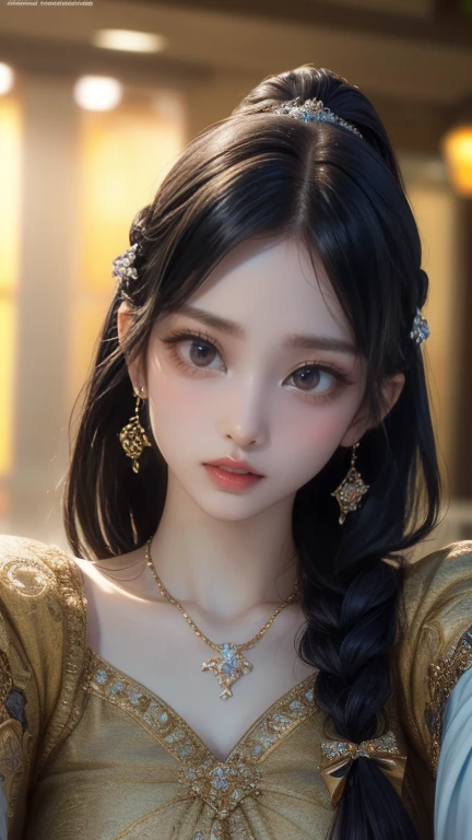 (Random pose:1.2),(Feel free to hairstyle),(Large Breasts),(Highest image quality, (8K), Surreal, best quality, high quality, HD, High quality textures, High Detail, Beautiful and detailed, fine, Extremely detailed CG, Detailed texture, True representation of the face, masterpiece, Presence)