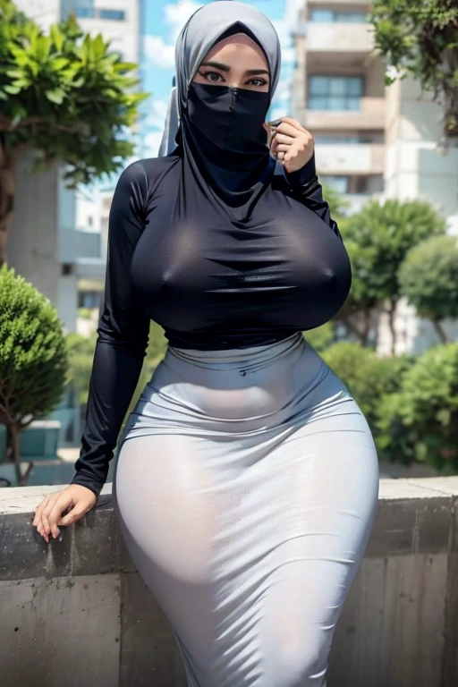 25 years Old, Hijab arabien Mature Woman, Perfect curvy body, at Apartment balcony, showing whole body, Thighs, Sexy Pose, Wearing Purdah, Realistic, 4K Images, Sexy Pose, Showing Thighs, Big Breast, big ass
Mature Body, wearing Black Satin Jubah, White Girl