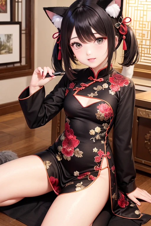 China dress, Cat ear