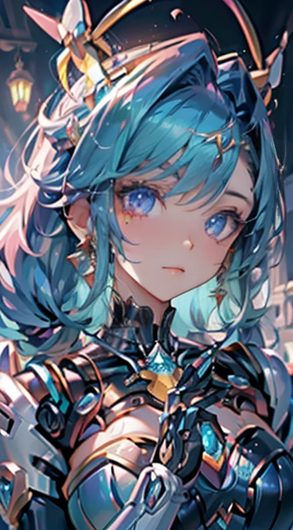 Melhor qualidade，obra-prima，Final Resolution，Suave，extremamente colorido，De cor，Princesa sereia，(D.Ele vai para Overwatch com seu terno azul original:1.4)，Medias de tirantes negras，Android estrelado!,8K mais detalhado.motor irreal:1.4,UHD,La Melhor qualidade:1.4, fotorrealista:1.4, textura da pele:1.4, Obra-prima:1.8,obra-prima, Melhor qualidade,objeto Objeto], (detailed facial features:1.3),(Laboratorio Robotizado azul:1.4),(cabelo rosa longo:1.4),（Beautiful and detailed description of the eyes）,(hands:1.4)