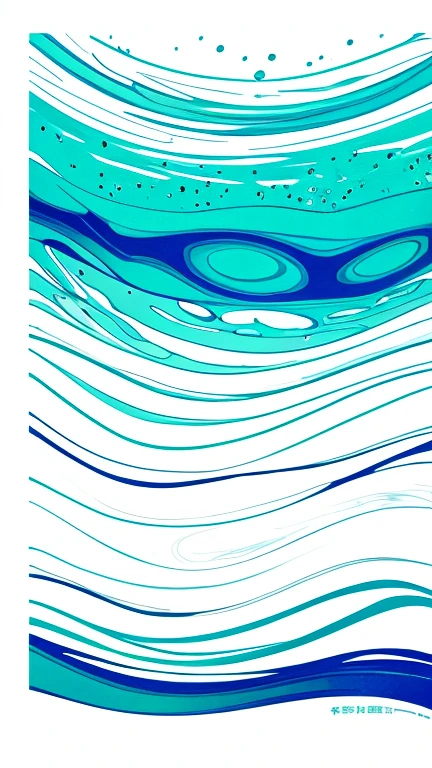Kanze Water、abstract drawing、