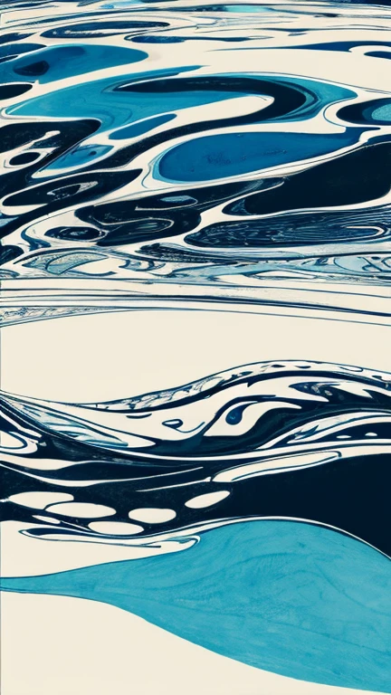 Kanze Water、abstract drawing、