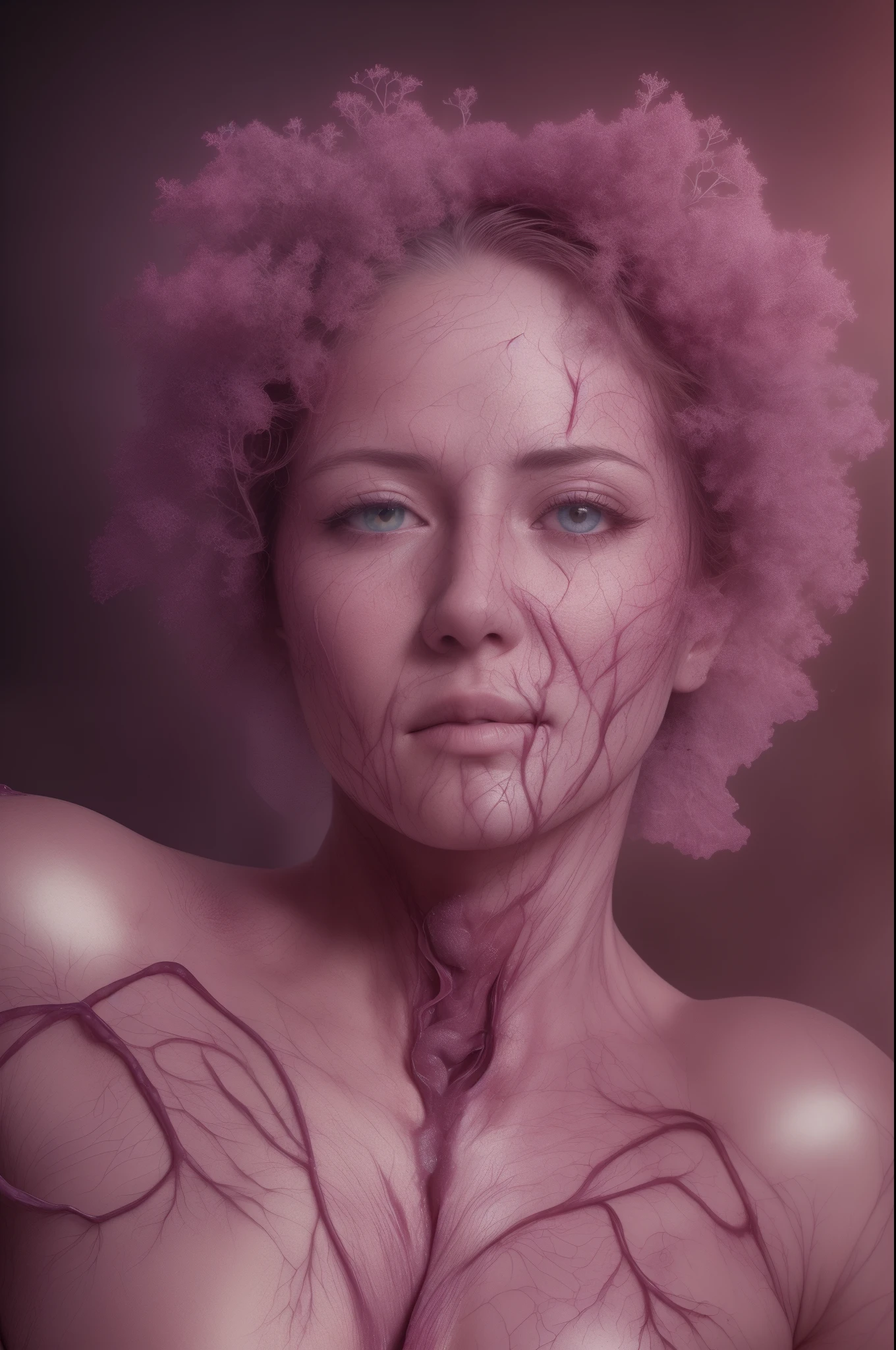 Pen and ink. Queen made of Plum juice and blueberry juice. (ultra-detailed, CG ,unity ,8k wallpaper), (masterpiece), (realistic), (photorealistic:1.2), (raw photo:1.2), (best quality:1.2), (detailed face :1.4), (beautiful detailed eyes :1.2), The character is surrounded by mist, evoking a mysterious and eerie atmosphere. The lighting is dark and atmospheric, with a purple smoke adding a touch of sinister ambiance. The image is of the best quality, with a resolution of 4k and HDR enhancement, showcasing the utmost level of detail and realism, sfw, full body shot. View from above. ((realistic (Overhead view:1.20) top view, looking up from the bottom, (wide angle), (top_view_perspective:1.3))), (1woman), great composition, best quality, ultra high res, photorealistic, ((full body)), ((well drawn anatomy)), good hands, high-res, perfect hands, top-quality, Photorealistic, A hyper-realistic, realistic hands, perfectly symmetrical face, detailed skin, vivid colours, wide angle lens, HDR, hard shadows, art photography, soft focus, masterpiece, breathtaking, atmospheric perspective, diffusion, pore correlation, skin imperfections, 80mm Sigma f2, depth of field, intricate natural red lighting, wide angle