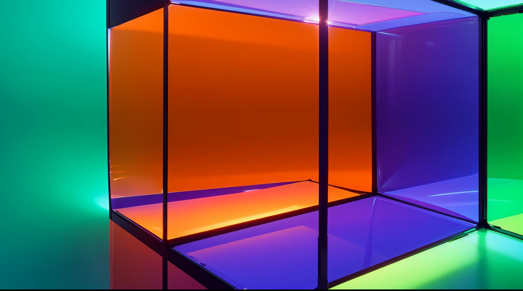 Create an image of colorful individual sections. The object must have transparent walls and be divided into compartments of different colors: red, purple and green. Each section should be clearly visible through transparent walls. The background of the image should be a bright blue color, highlighting the bright and playful design of the terrarium. cartoon key frame rendering, cute 3D rendering, Shiny metallic,Create ultra sharp цветной рендеринг zbrush. perfect cgi, cgi art created only with gradients, smooth silhouette, Create ultra sharp skin, high intensity refraction, (plastic material), most beautiful vfx, blue background, plastic refractions, glossy texture, smooth 3d model, multiple light sources, rim light, sharp post effects render, (glossy plastic texture with multiple big light probe refractions), perfect cgi, cgi art created only with gradients, smooth silhouette, high intensity refraction, (plastic material), most beautiful vfx, blue background, plastic refractions Create ultra sharp