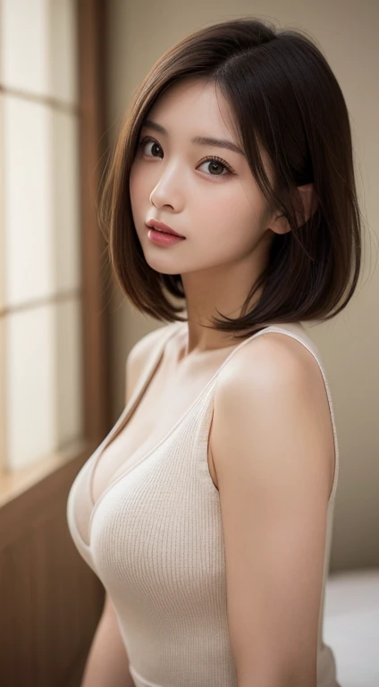 Photorealistic、Masseter muscle area、highest quality、High resolution、RAW Photos、Realistic、Bright lighting、Face Light、Smooth Professional Lighting、Japanese women、Beautiful woman、Modeled、gravure、Sexy、so beautiful、Realistic and beautiful skin、Beautiful and detailed、Detailed face、slim、Medium large breasts、short hair、Brunette color hair、Brown eyes、Looking at the camera、Sexy Nurse