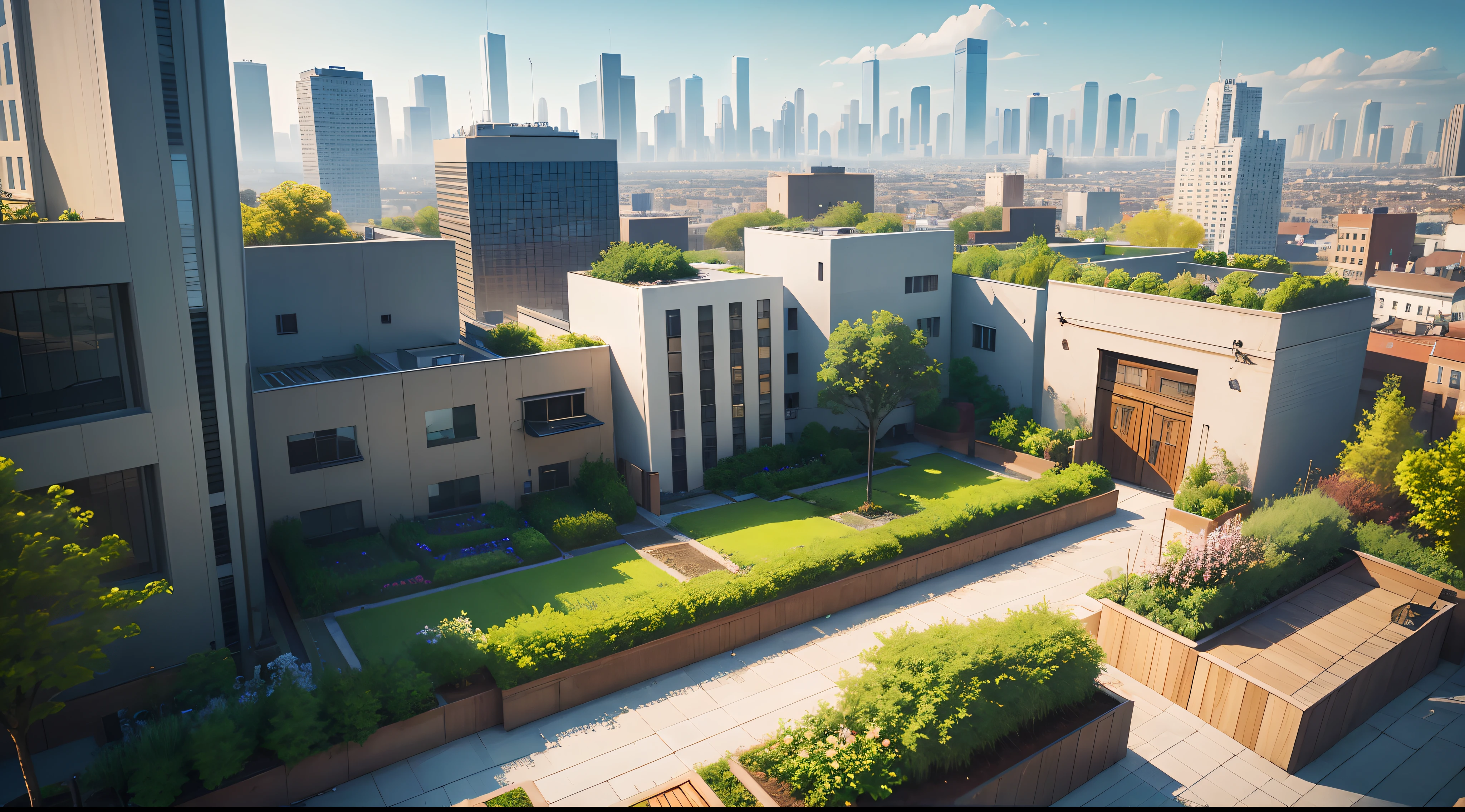Create gardens and urban landscapes with the'intelligence artificielle