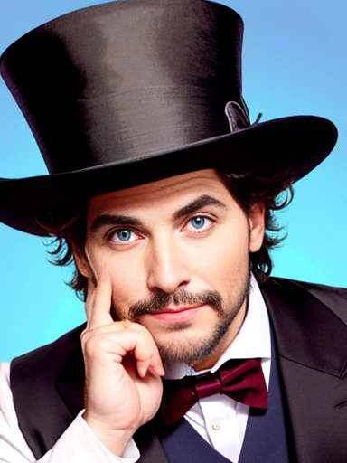 a jew magician man, focus on the face.