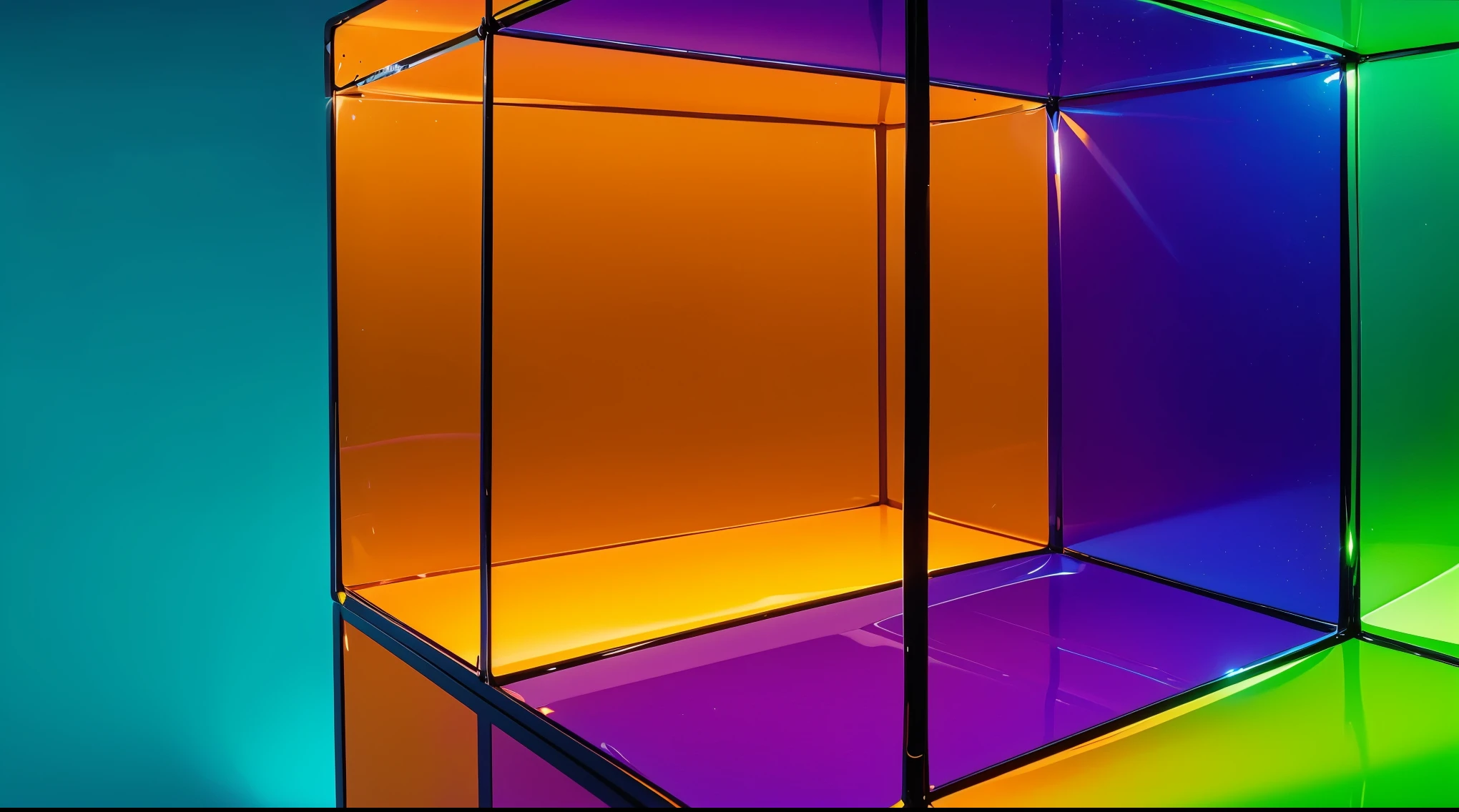 Create an image of colorful individual sections. The object must have transparent walls and be divided into compartments of different colors: red, purple and green. Each section should be clearly visible through transparent walls. The background of the image should be a bright blue color, highlighting the bright and playful design of the terrarium. cartoon key frame rendering, cute 3D rendering, Shiny metallic,Create ultra sharp цветной рендеринг zbrush. perfect cgi, cgi art created only with gradients, smooth silhouette, Create ultra sharp skin, high intensity refraction, (plastic material), most beautiful vfx, blue background, plastic refractions, glossy texture, smooth 3d model, multiple light sources, rim light, sharp post effects render, (glossy plastic texture with multiple big light probe refractions), perfect cgi, cgi art created only with gradients, smooth silhouette, high intensity refraction, (plastic material), most beautiful vfx, blue background, plastic refractions Create ultra sharp