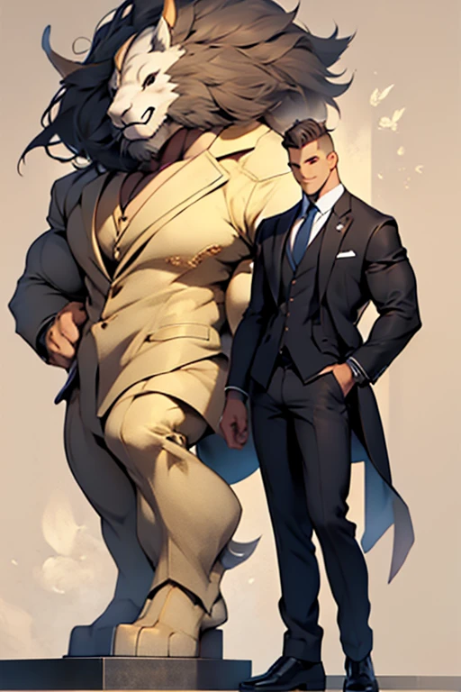 Man in suit, front view