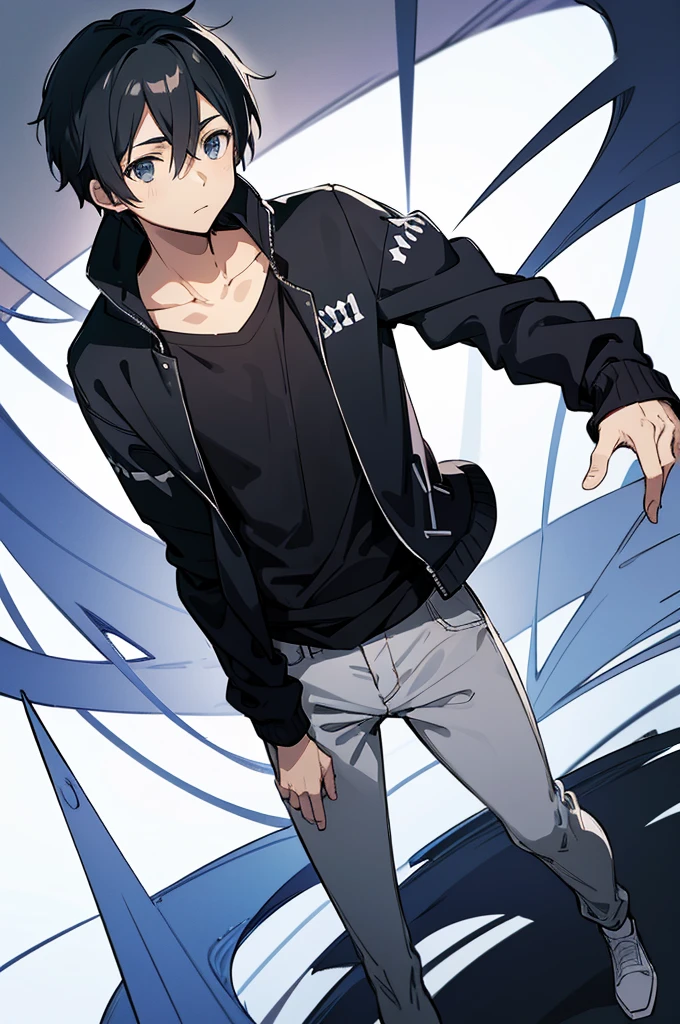 creation,,,(HDR:1.1),highest quality,sketch,Light and Dark,,Male Focus,,Depth of written boundary,,kirito,,boy,,,Cool protagonist,,,face,hand,Thin limbs,Waist,Casual clothes,,,Cute everyday things,,,school stuff,It seems like a romantic comedy,,,cool,
