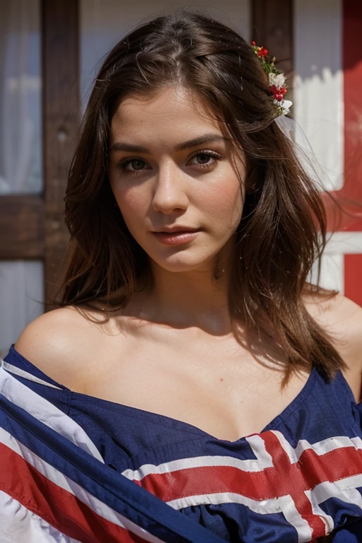 Beautiful woman, 22 yaers, england 🏴, dressed in traditional clothing