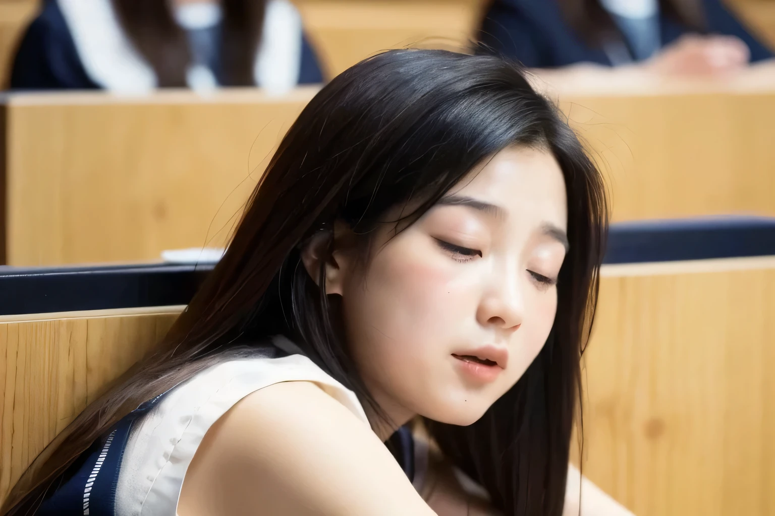 Close ~ eyes, Open your mouth a little