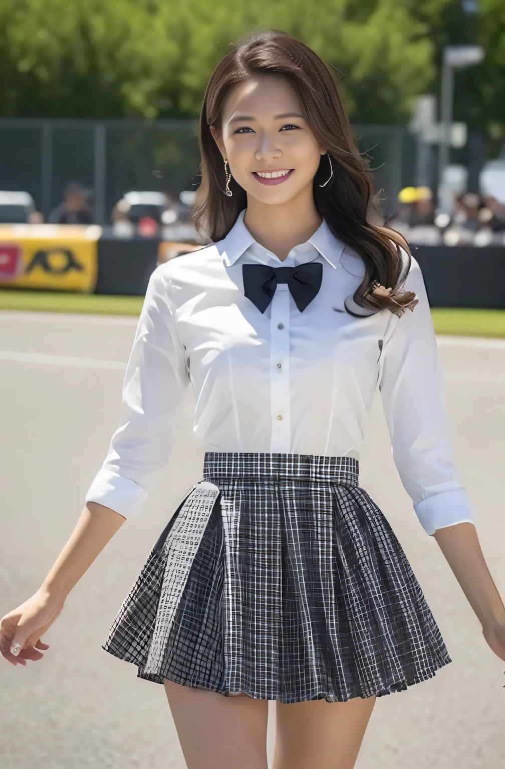 ((highest quality、masterpiece:1.3))、Grid Girls、Race Queen
