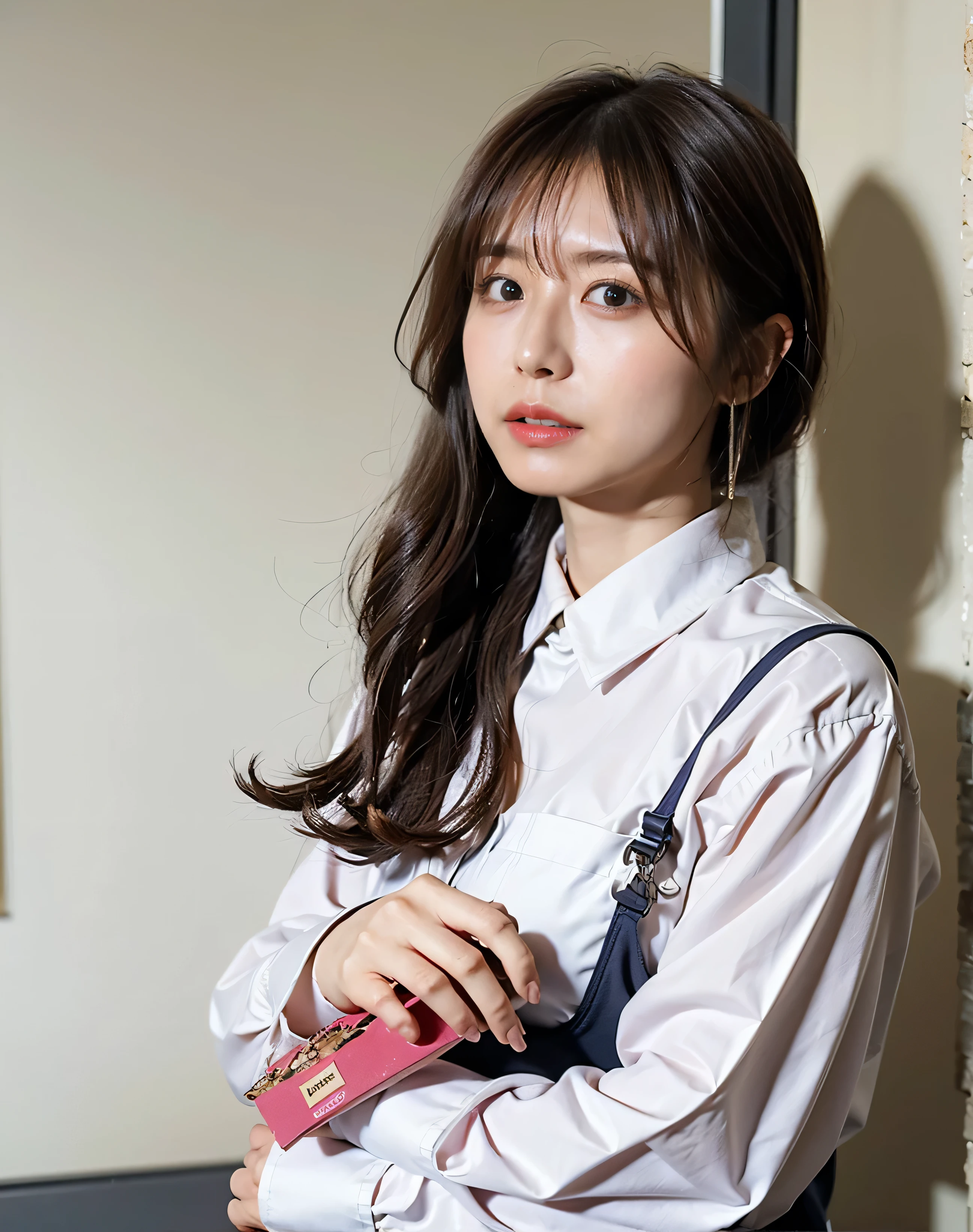 、、Don&#39;Don&#39;t sit、Wear a black leather belt、Wear a luxury watch、Inside the airport、Pink scarf around the neck、（（Stand in the center aisle of an airplane:1.4））.Cabin attendant、Stand in the center aisle、Braided hair for Bangstar Peace, High resolution, airline stewardess in the world, in stewardess costume,,feet, ((( Big Breasts1.9))) ,Wide Hips, The luxurious, shiny navy blue uniforms of flight attendants,  Smiling lips, ((stewardess)) 、(超High resolution, 8k wallpaper, High resolution), Cinema Lighting, Physically Based Rendering, Award-winning, Highly detailed skin, Highly detailed face, High Detail Eyes, Carl Zeiss 85mm F/1.4, By Ellen von Unwerth、Light light brown hair、｛｛｝｝、（（Big Breasts:1.4））、Breast swelling、Big Breasts、Smile、Big Breasts that can be seen even through clothes、Braid only the front hair、A lovely smile、（（In passenger aircraft））、Full body photo、ring、Tuck your hair behind one ear、Silver Necklace、smile、 Elegant ponytail、Caustics、Highly detailed photos、Very beautiful and ideal short hair、Big Breasts、Super no makeup、(8k、RAW Photos、highest quality、masterpiece:1.2)、(Realistic、Realistic)、1 girl、((Medium Short Hair、Looking into the camera:1.4))、
