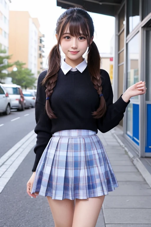 Cute Girls、Idol、high school girl、Twin tails、mini skirt