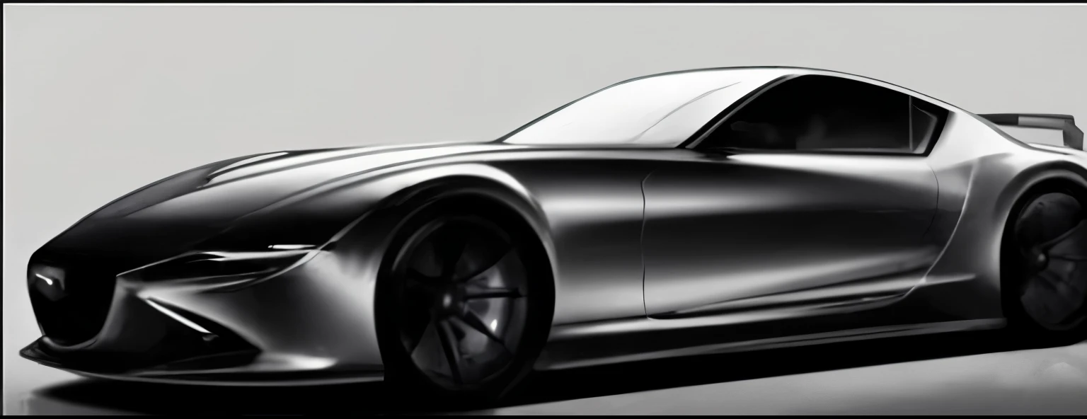 a 3/4 front view of ((futuristic cyberpunk hotrod zeekars)) (with glowing tires), at the parking lot,
Estimated C