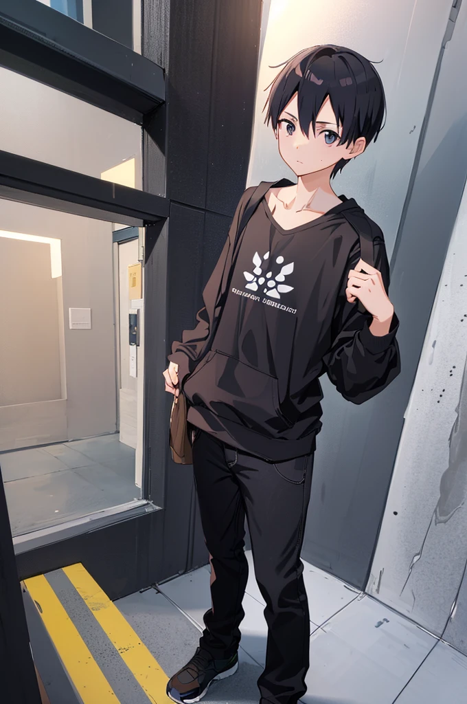 creation,,(HDR:1.1),highest quality,sketch,,Light and Dark,,Male Focus,,Depth of written boundary,,Anime Style,,boy,,,,main character,,,face,hand,Thin limbs,Waist,Casual clothes,,,,,,,,Cute friendships in everyday life,,SFschool stuff,....insensitive,,,,
