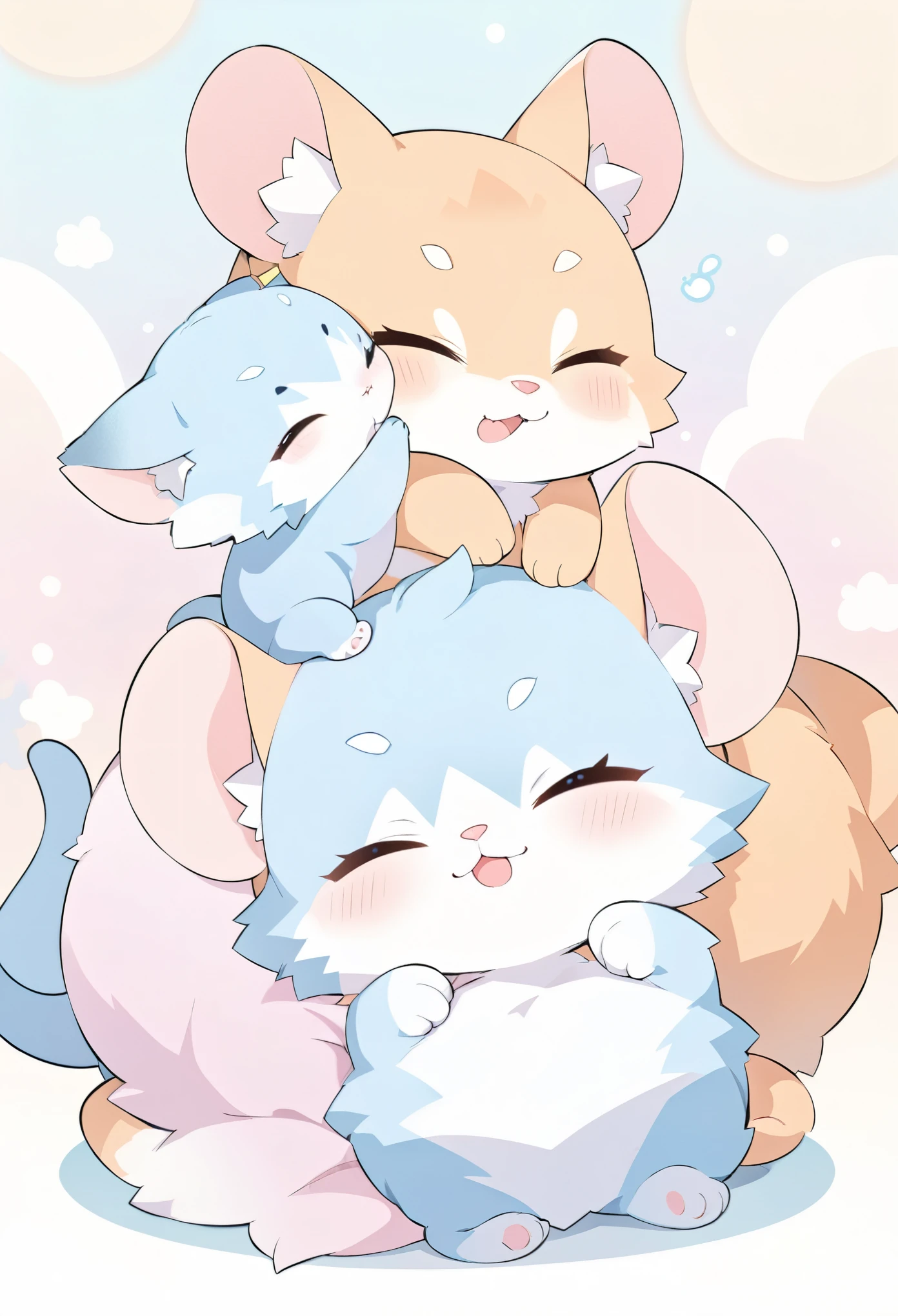 duo chibi cat having on top sex together, a chibi female cat have sex together with a chibi male cat in bedroom top-bottom sex, show their genitals, full body, he on top of her, he insert his penis into her vagina, naked, duo!!!, from side perspective, duo!!!, ON TOP SEX, His GENITAL INSIDE HER VAGINA, from afar view, duo!!!!, 2 saparate cat, show they face, bottom-top style sex!!!, fur body, fluffy cat furdynamic angle, masterpiece, masterpiece, accurate, anatomically correct, textured skin, super detail, high details, high quality, best quality, 16k, HD, accurate, anatomically correct, textured skin, super detail, high details, high quality, best quality, highres, 4K, from above view, lying, bedroom