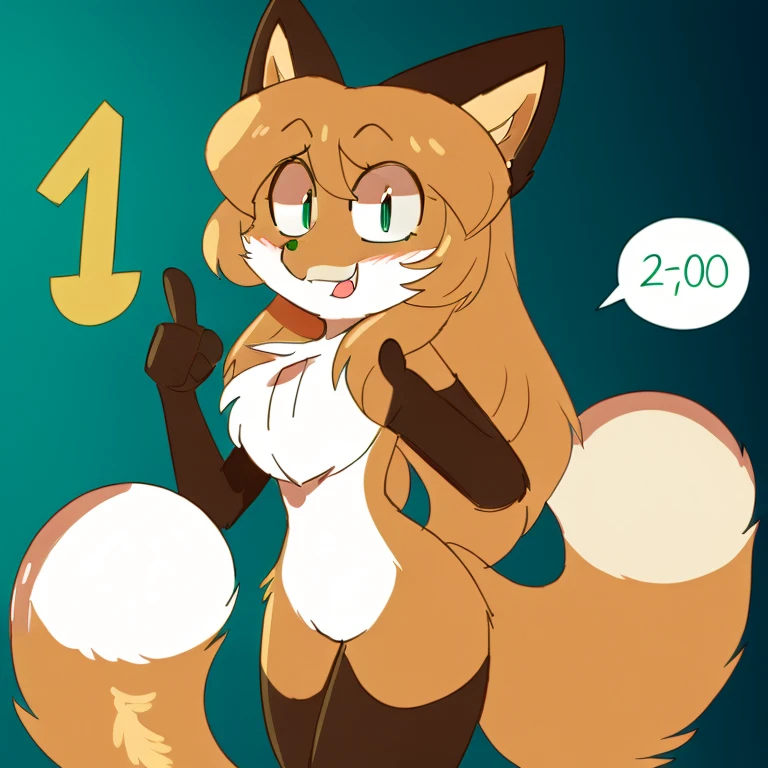 Nervous smiling, uploaded the e621, simple background, beautiful and detailed, woman (((female))) ((anthro)) Fox, (Averi, Fox girl), cinematic lighting, Fox, (anthro, fluffy fur, character focus:1.1), 1girl, anthro fox girl, body fur, curvy, sexy, nice, cute, hot, sassy, sassy hips, smiling, comfortable anime-style cartoon-style, digital drawing, fully open eyes, green eyes, SFW, holding clock in hand, mechanical clock, pointing at clock, math, mathematical formulas, trigonometry, geometry, speech bubble