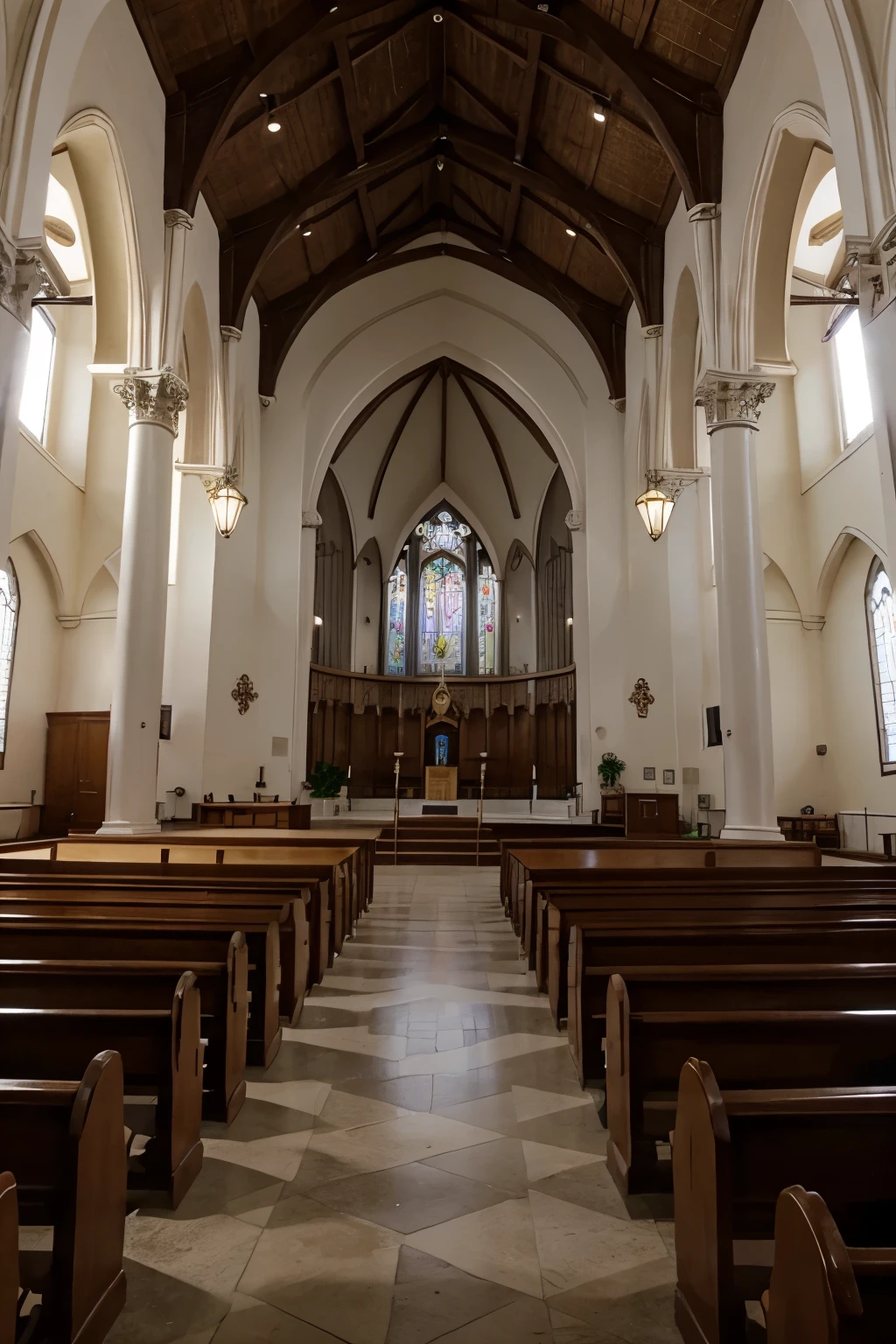 Crie uma magem de uma igreja digital