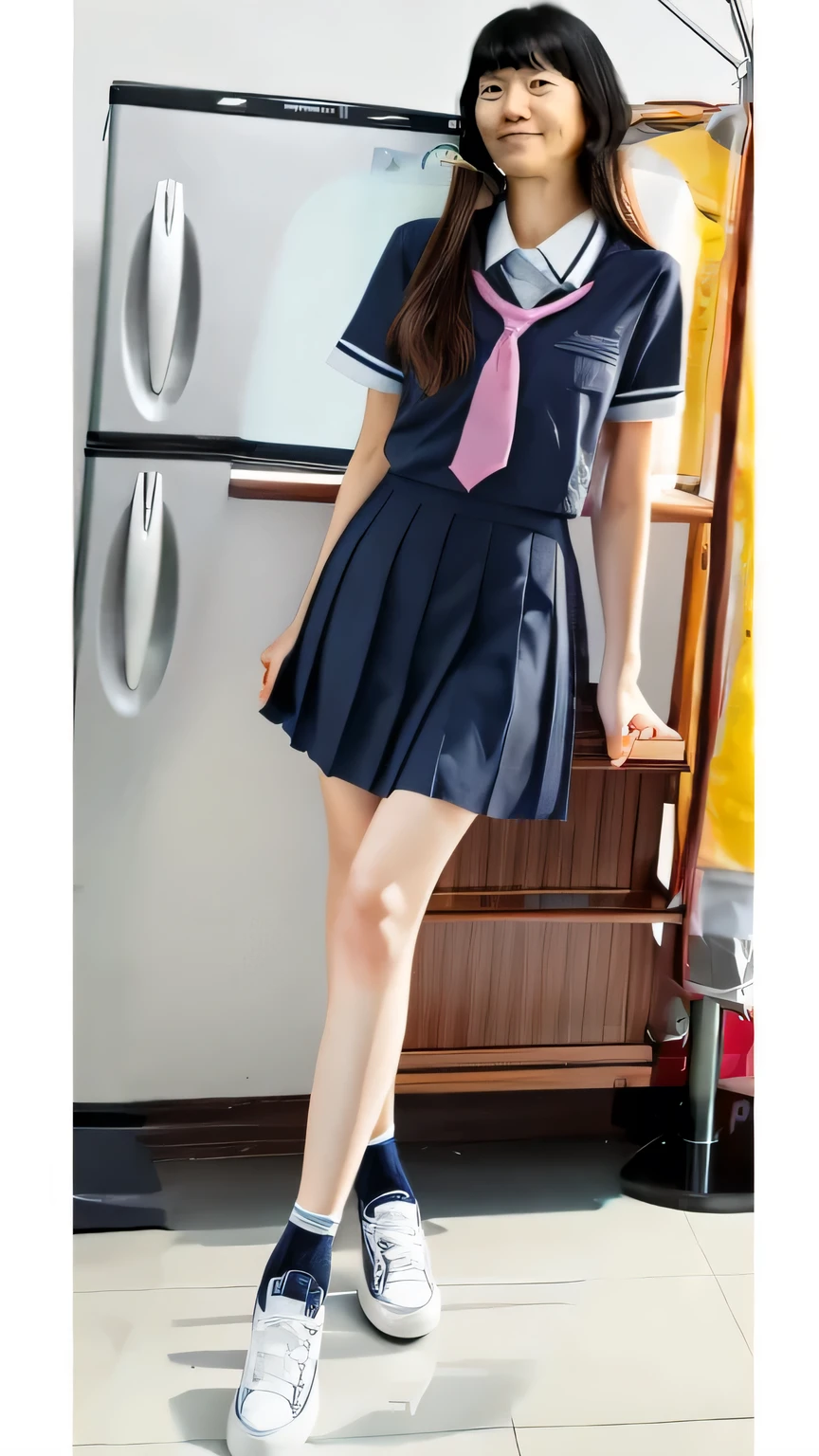 Slender,young girl body,skinny,teacher uniform