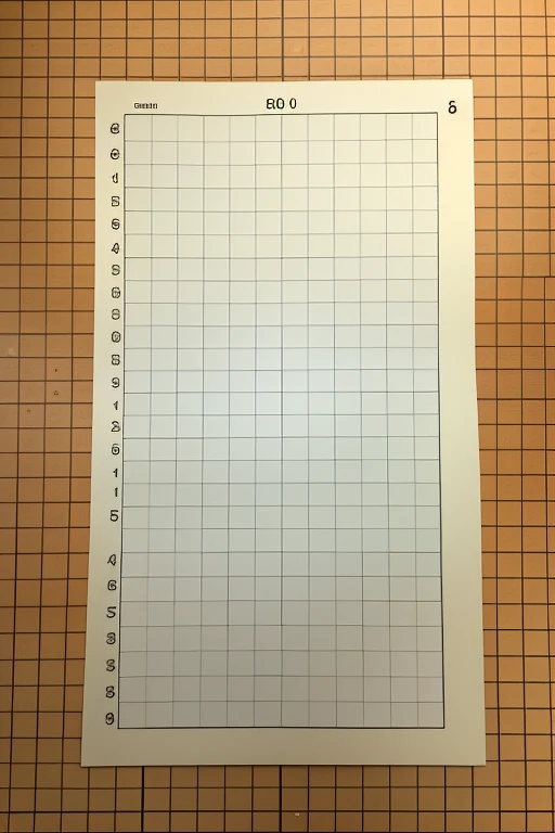 A piece of paper with a 15x4 grid Please only use 15x4 grids Please make the grid only squares The grid is too small, please make it larger.