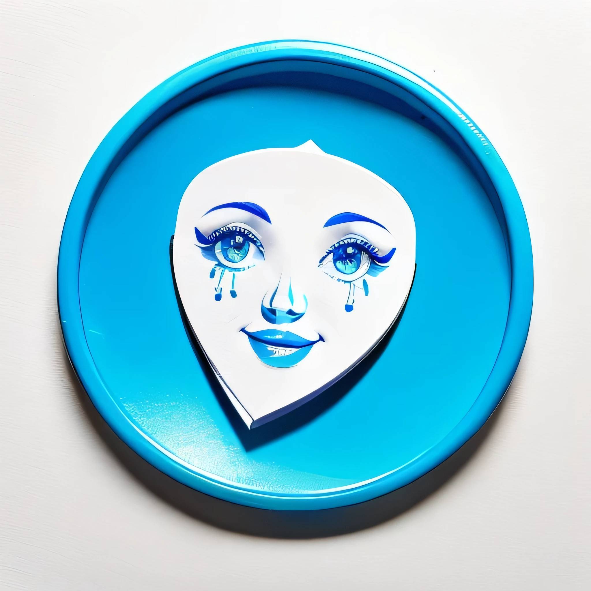 A plastic drawing symbolizing emotional intelligence 