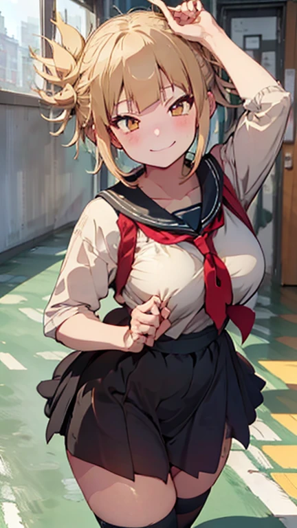 Himiko Toga,Big Breasts,Black Dress,