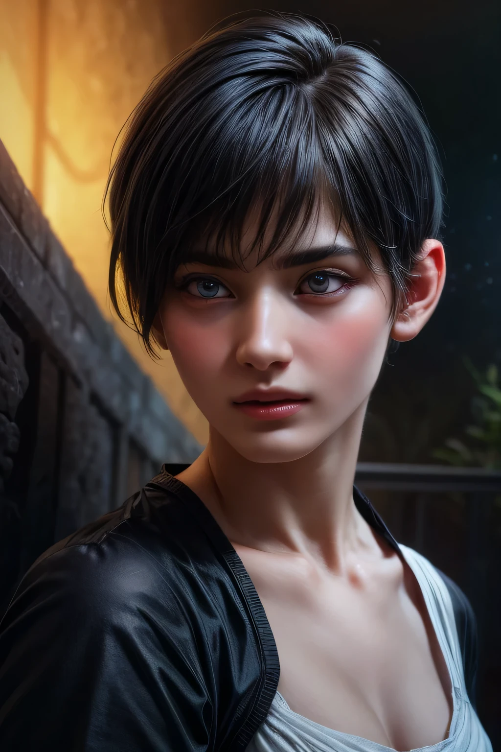 (NSFW:-1.5), (masterpiece:1.3), (8k, photorealistic, RAW photo, best quality: 1.4), 
cinematic lighting, 
(1boy), beautiful face, (realistic face), 
beautiful hairstyle, (short hair :1.5),
realistic eyes, beautiful detailed eyes, 
(realistic skin), beautiful skin, 
(blouse), 
absurdres, attractive, 
ultra high res, ultra realistic, highly detailed, 
golden ratio,   
