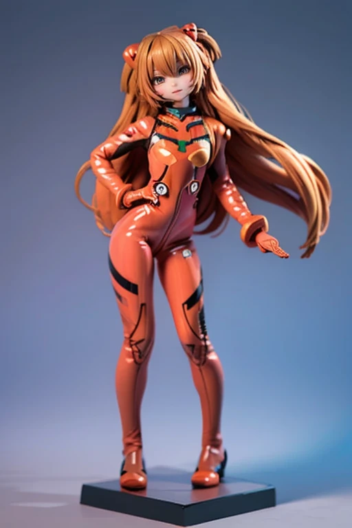 highest quality, Master Parts, Realistic, Realistic, One girl, alone, View the viewer, whole body, Are standing, Long Hair, Fantasia Cosplay Asuka, Cosplay, Plug Suit, Bodysuits, hair ornaments, 