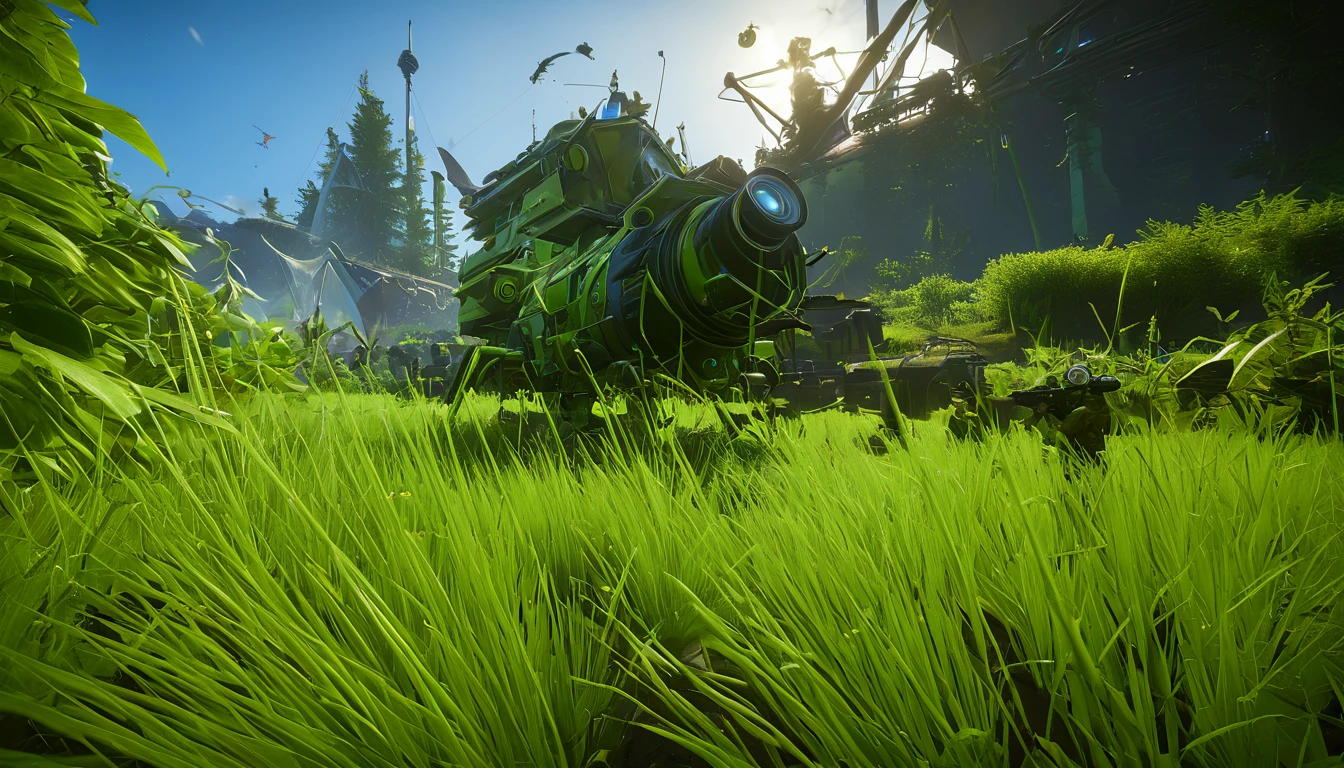 (8k, RAW photo, best quality, mastery:1.3),(realistic,photo-realistic:1.37),xenowerk game, the situation is firing all unknown creatures,