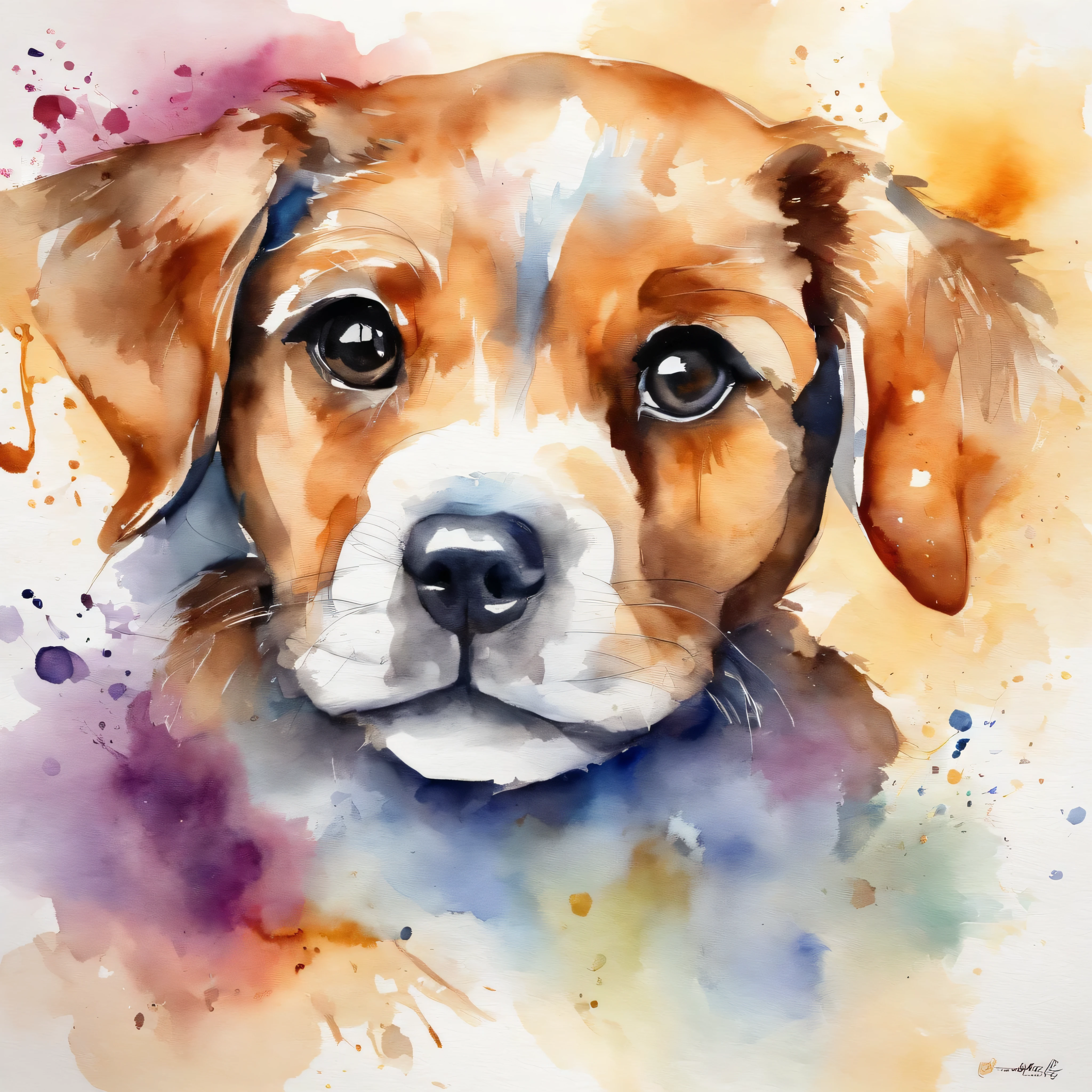 puppy,cute, Little, Simple Background, Adorable animals, cute,psychedelic