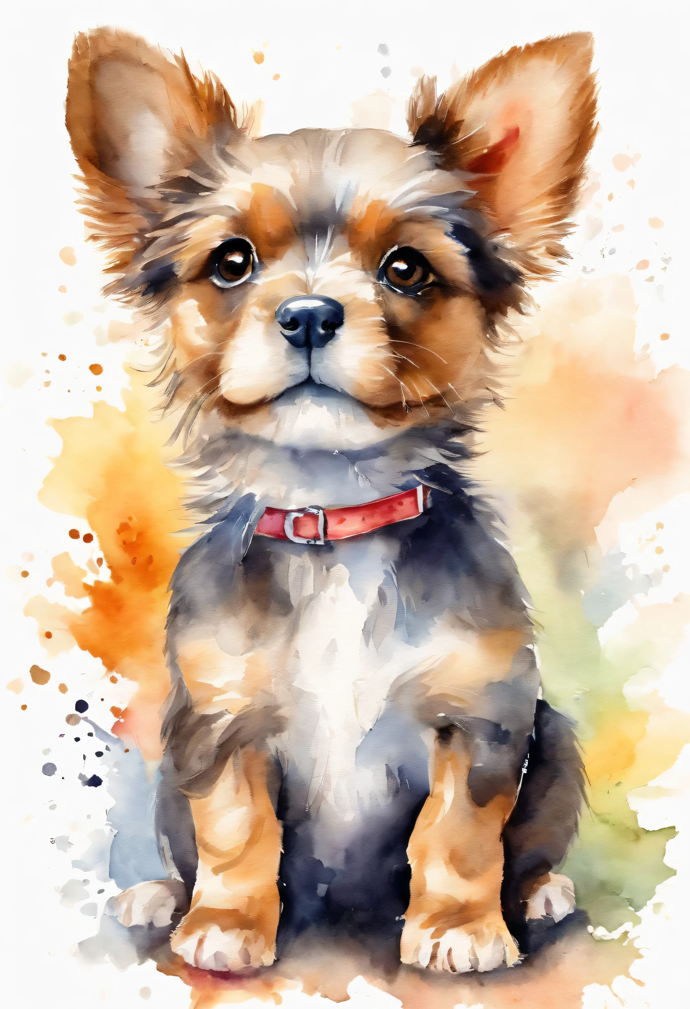 puppy,cute, Little, Simple Background, Adorable animals, cute,psychedelic