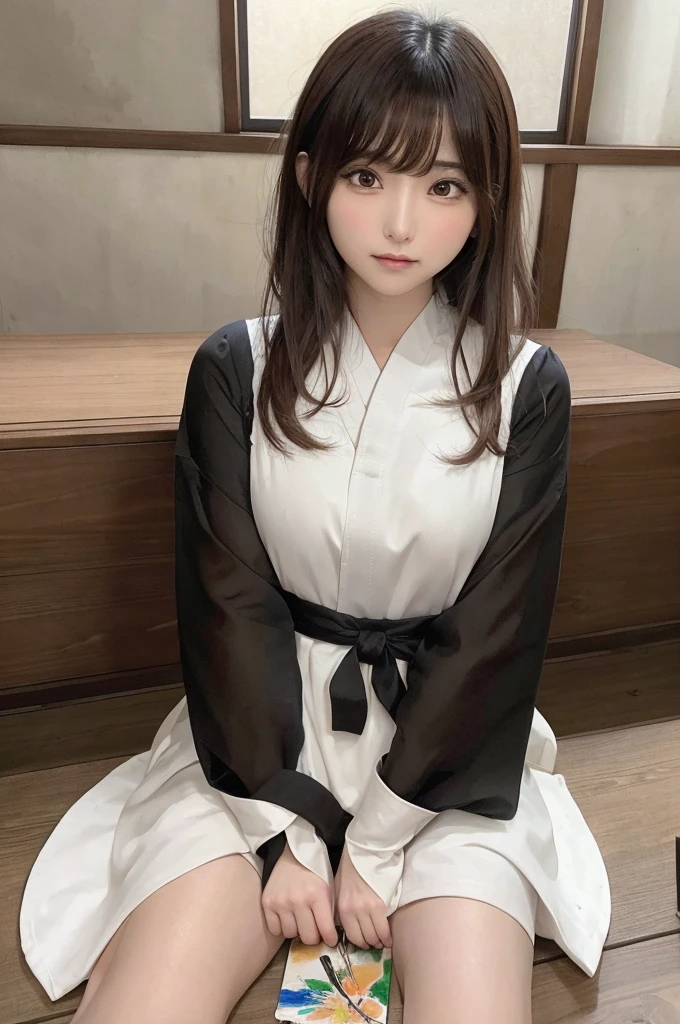 Very detailed CG unity 8k wallpaper, (masterpiece), (best quality), (ultra detailed), (ultra realistic), (best character detail: 1.36), nikon d750 f/1.4 55mm, dynamic angles, professional lighting, Photon mapping, radiosity, physically based rendering, outdoors, busy street, looking at viewer, blushing, 1girl, mature woman, mature woman, tall body, golden ratio,(Kpop idol),(oil skin:1.2),( Oil skin:1.1), makeup,[:(high detailed face:1.2):0.2]:,PureErosFace_v1, ((curly gray hair and delicate style)),(aegyo sal:1),(puffy eyes),( Eyelashes: 1.1), (lips: 1.1), red lipstick, wide shoulders, (mid chest: 1.1), (cleavage: 1.1), animal ears, (big butt: 1.2), thighs, silk coat, Song Dynasty, Song Dynasty, Song suit