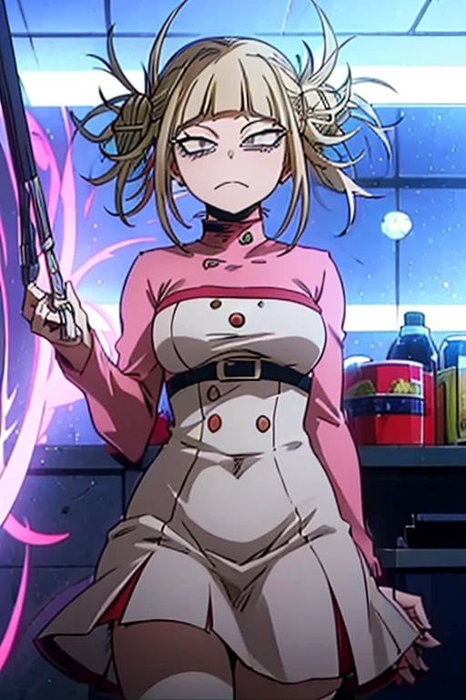 (himiko toga),(Anime),+,(Boku no hero academia),(kohei horikoshi),(wearing),(a sexualized Christmas-style dress),(Image High quality),(high definition),(perfect image),(beautiful character),(character alone),(perfect body),(best quality)