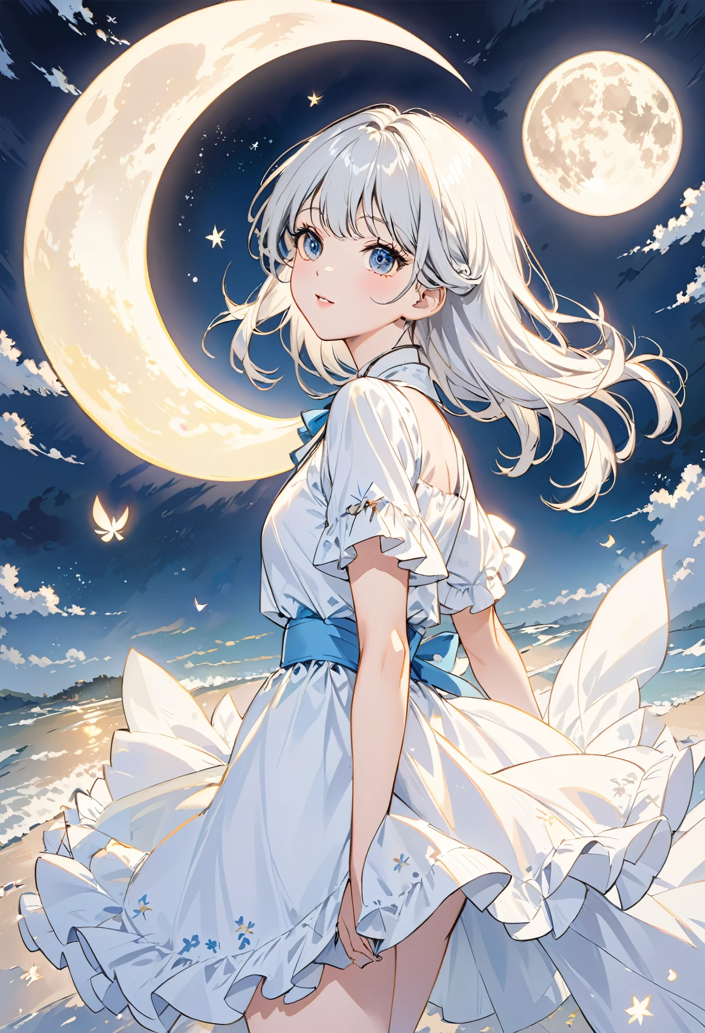 white moonlight girl