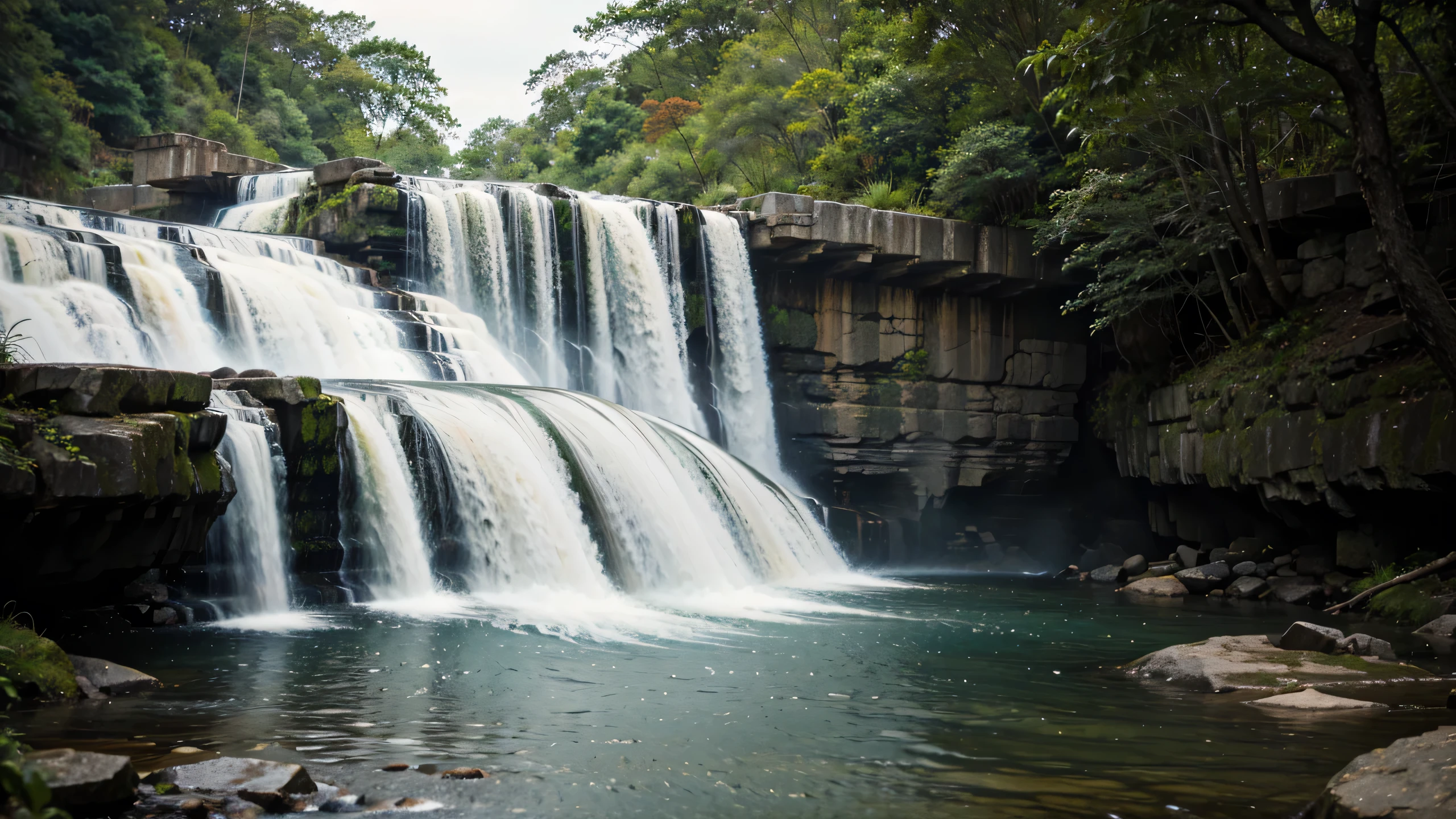 Falling water