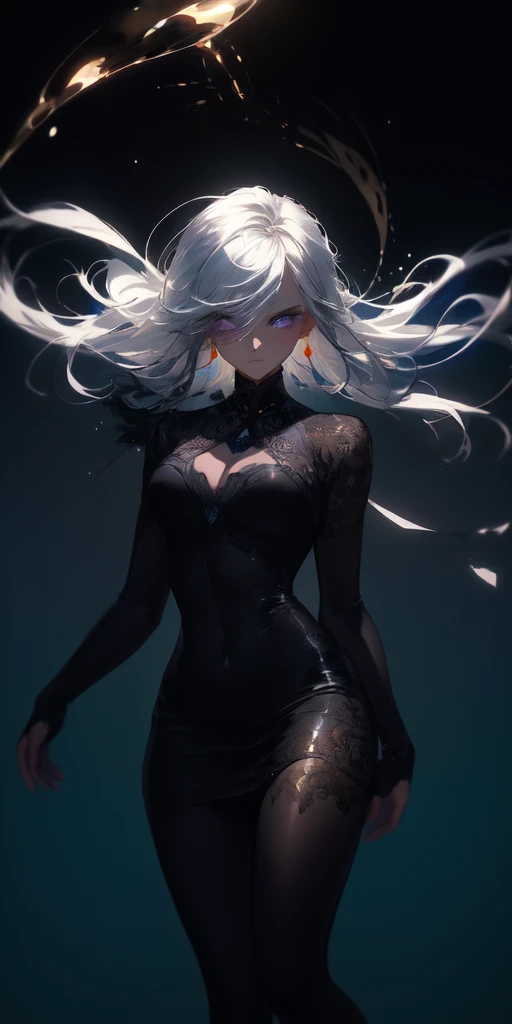(masterpiece:1.2, best quality),(colored background) (finely detailed beautiful eyes: 1.2), (extremely detailed CG unity 8k wallpaper, masterpiece, best quality, ultra-detailed, best shadow), (detailed background), (beautiful detailed face, beautiful detailed eyes), High contrast, (best illumination, an extremely delicate and beautiful),1girl,((colourful paint splashes on transparent background, dulux,)), dynamic angle,beautiful detailed glow,full body, cowboy shot, white hair, purple eyes,intimidating look,
