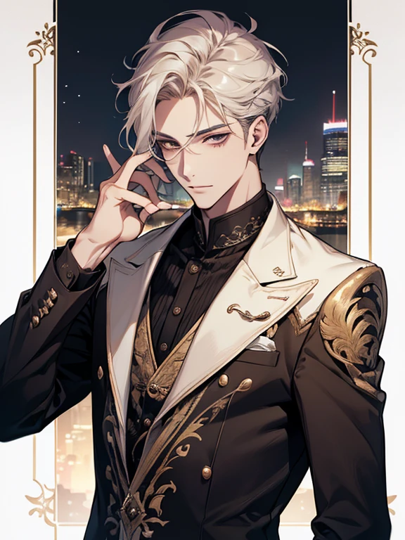haigh quality,1boy,mature male,beautiful face,handsome male,pearl skin,male in his 20s,portlate