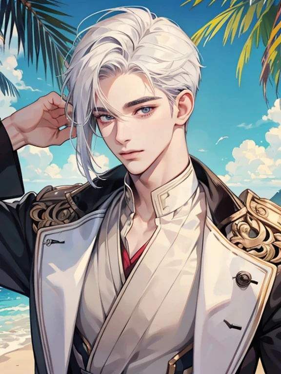 haigh quality,1boy,mature male,beautiful face,handsome male,pearl skin,male in his 20s,portlate