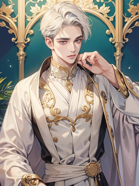 haigh quality,1boy,mature male,beautiful face,handsome male,pearl skin,male in his 20s,portlate