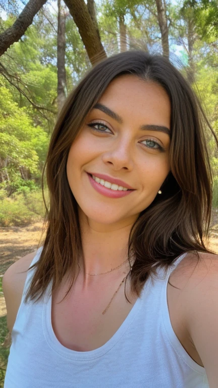 Rubia  muy hermosa recostada en una cama , Desnudo ,  senos, ojos azul claro, muy detallado, 29 years, delgado, cara inocente, cabello naturalmente ondulado, high resolution, obra maestra, mejor calidad, alto detalle intrincado, muy detallado, Sharp focus, piel detallada, realistic skin textura, textura, ojos detallados, Profesional, 4k, sonrisa encantandora, disparado con canon, 85mm, Ligera profundidad de campo, Kodak Color Vision, Cuerpo en perfecta forma, extremadamente detallado, photographer_\( ultra\), photographerrealistic, realista, Postprocesamiento, Maximum details, Aspereza, vida real, ultrarrealista, photorealism, Photography, 8k UHD, Photography, en el bosque 