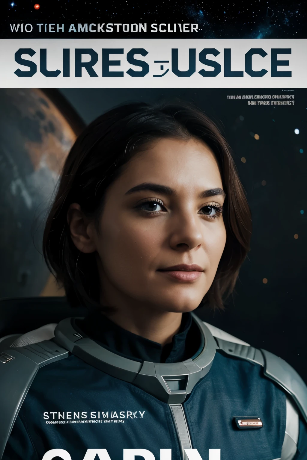 Cover for a popular science magazine about the universe and the galaxy