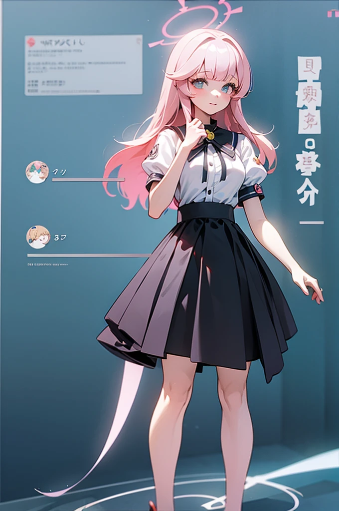  a girl in a short skirt and a cat, soft cute colors, magical school student uniform, style of magical girl, anime vtuber full body model, anime set style, anime styled 3d, aya takano color style, chiho aoshima color scheme, pastel goth, peach and goma style, my dress up darling anime